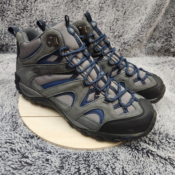 Merrell Hiking Trail Outdoor Shoes Castle Rock/Dark Denim Men's Size 11.5 - Picture 1 of 8